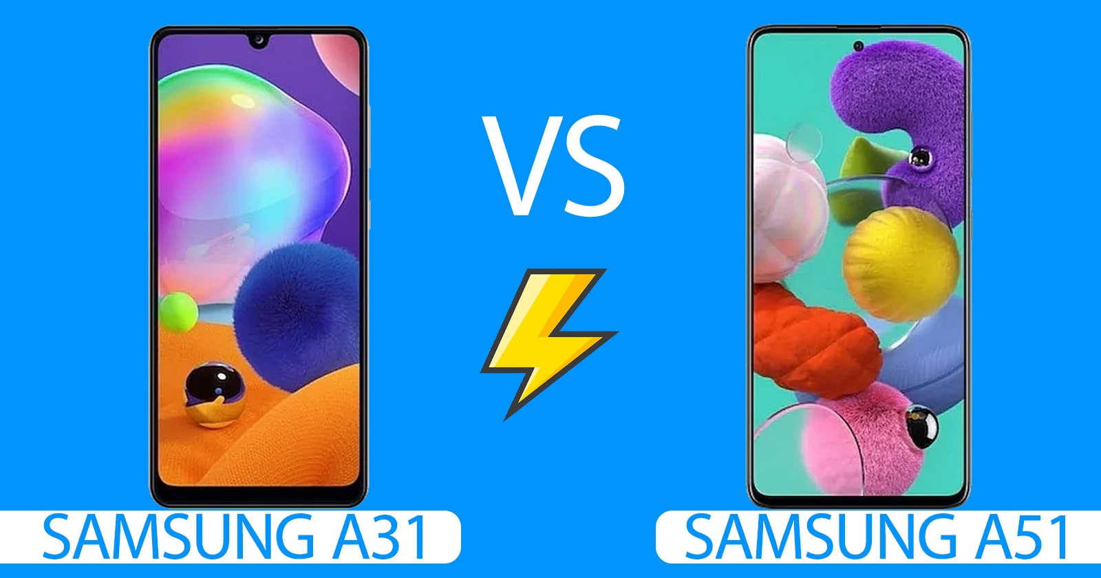 What Is the Difference Between Samsung A31 and A51