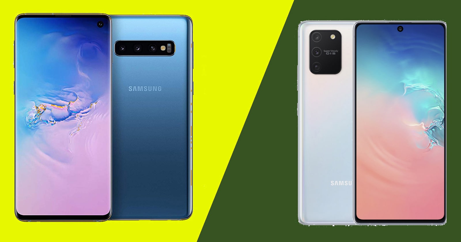 What is the difference between Samsung s10 and s10 lite?