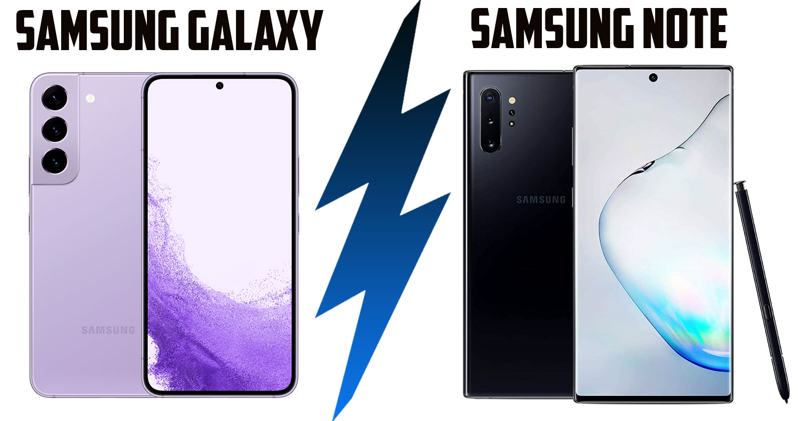What Is the Difference Between a Samsung Note and Galaxy