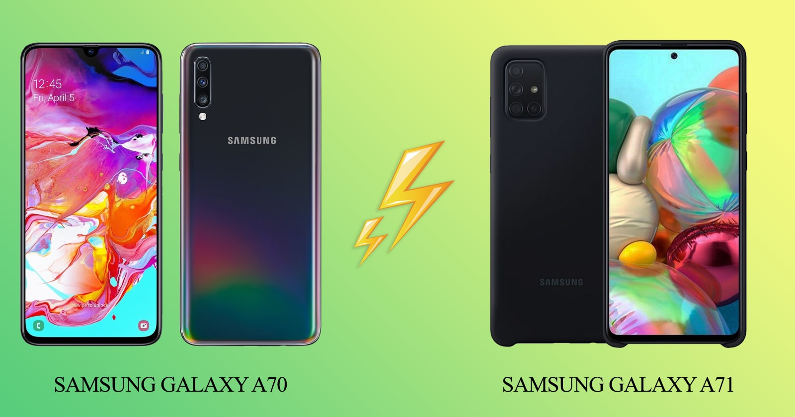 What Is the Difference Between Samsung Galaxy A70 and A71