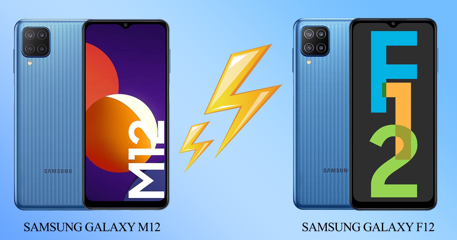 What Is the Difference Between Samsung Galaxy M12 and F12