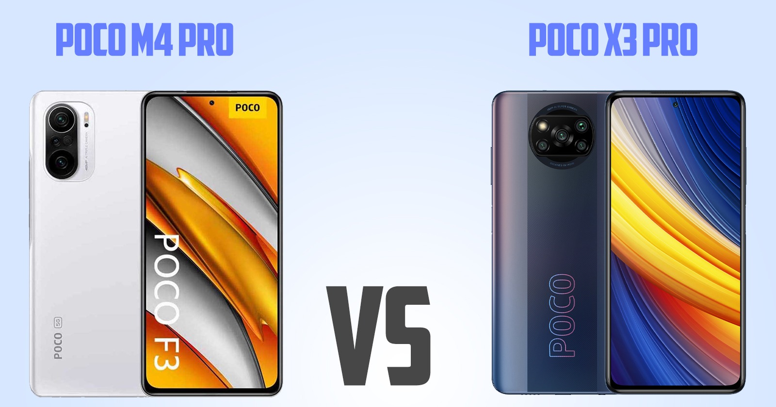 Poco X3 Pro vs Poco F3