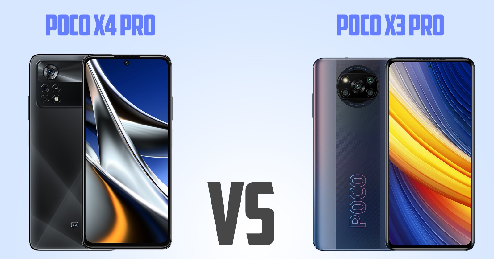 Poco X3 Pro vs Poco X4 Pro