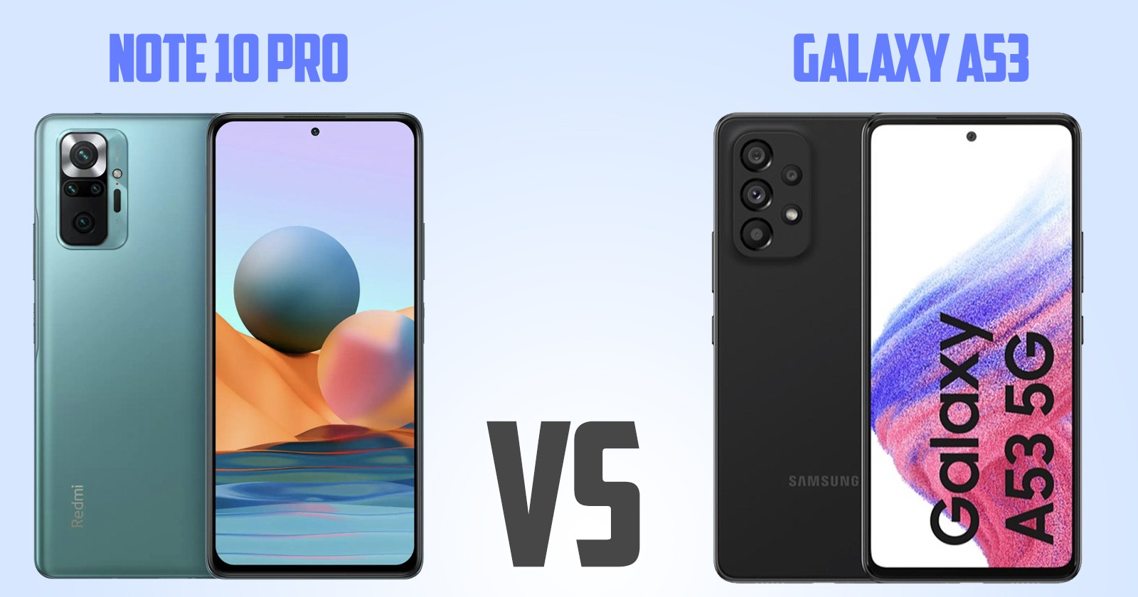 Redmi note 10 pro vs Samsung Galaxy A53