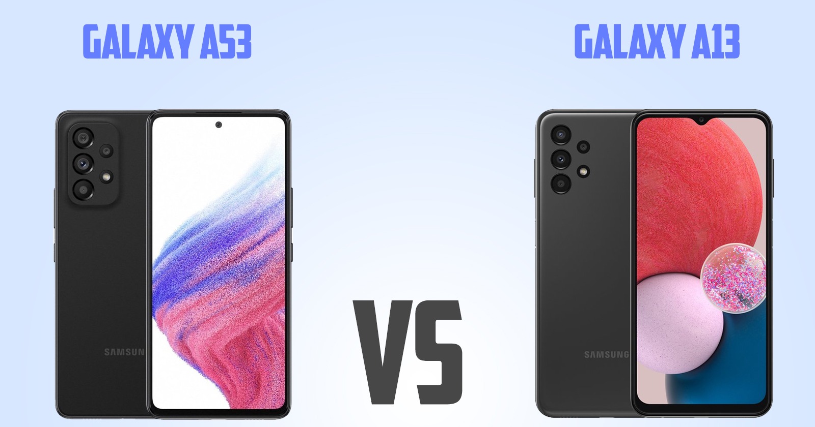 Samsung Galaxy A13 vs Samsung Galaxy A53 [ Full Comparison ]