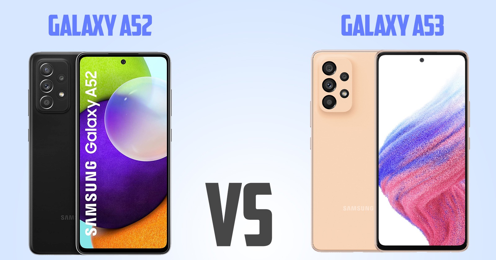 Samsung Galaxy A51 vs Samsung Galaxy A53