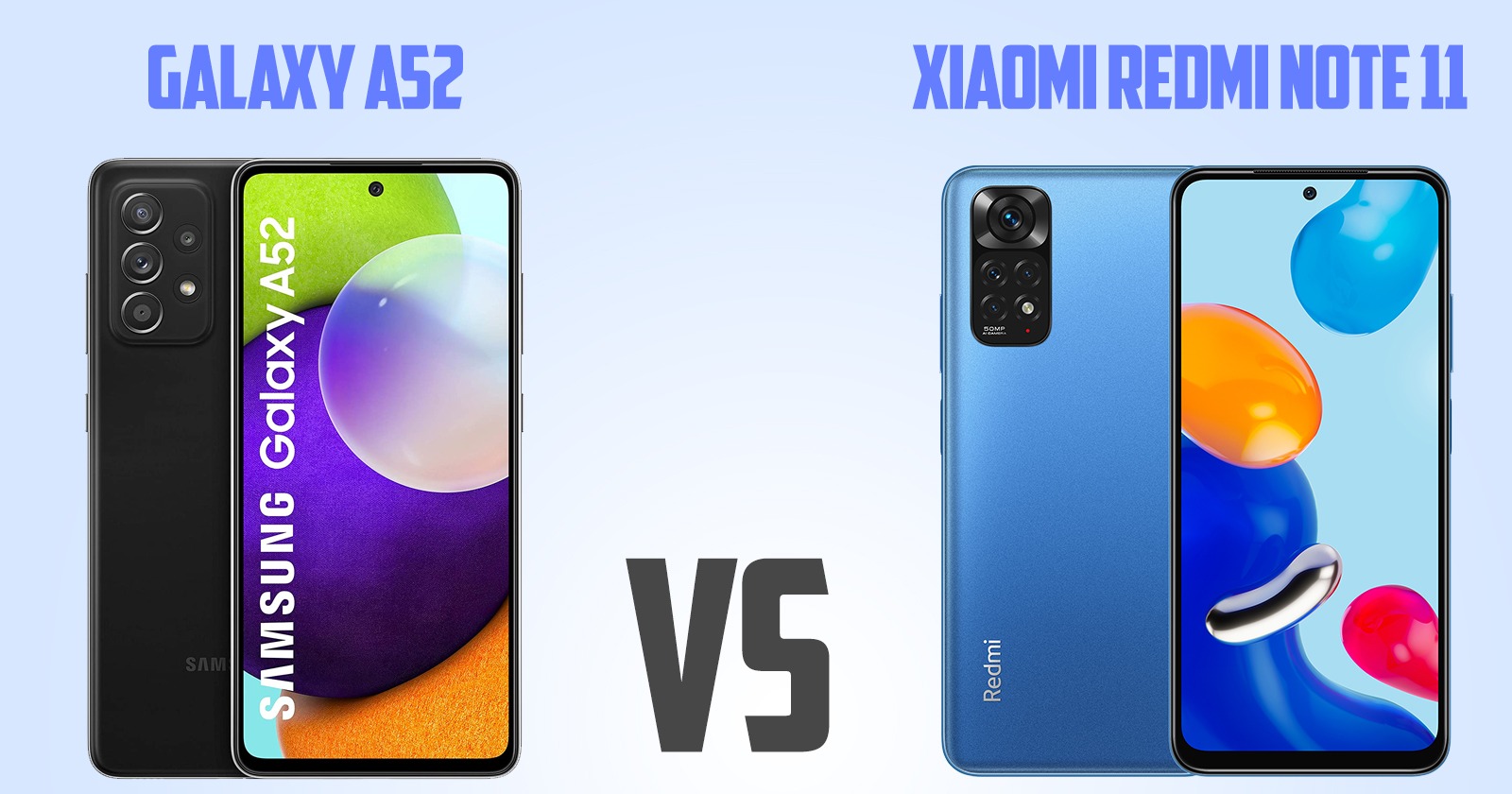 Samsung Galaxy A51 vs Xiaomi Redmi Note 11
