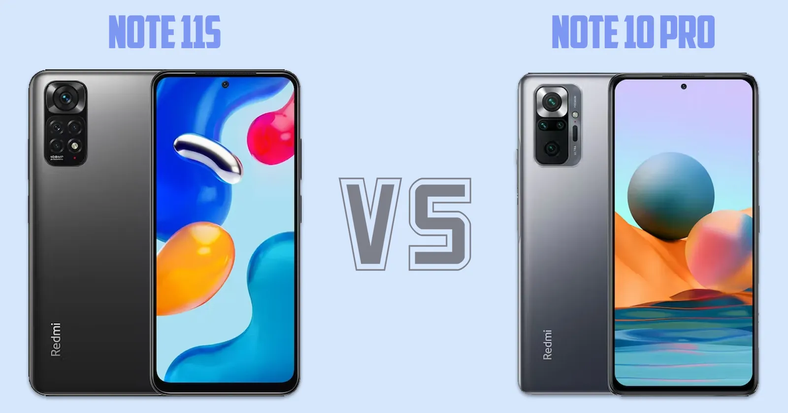 Xiaomi Redmi Note 11S vs Xiaomi Redmi Note 10 pro [ Full Comparison ]