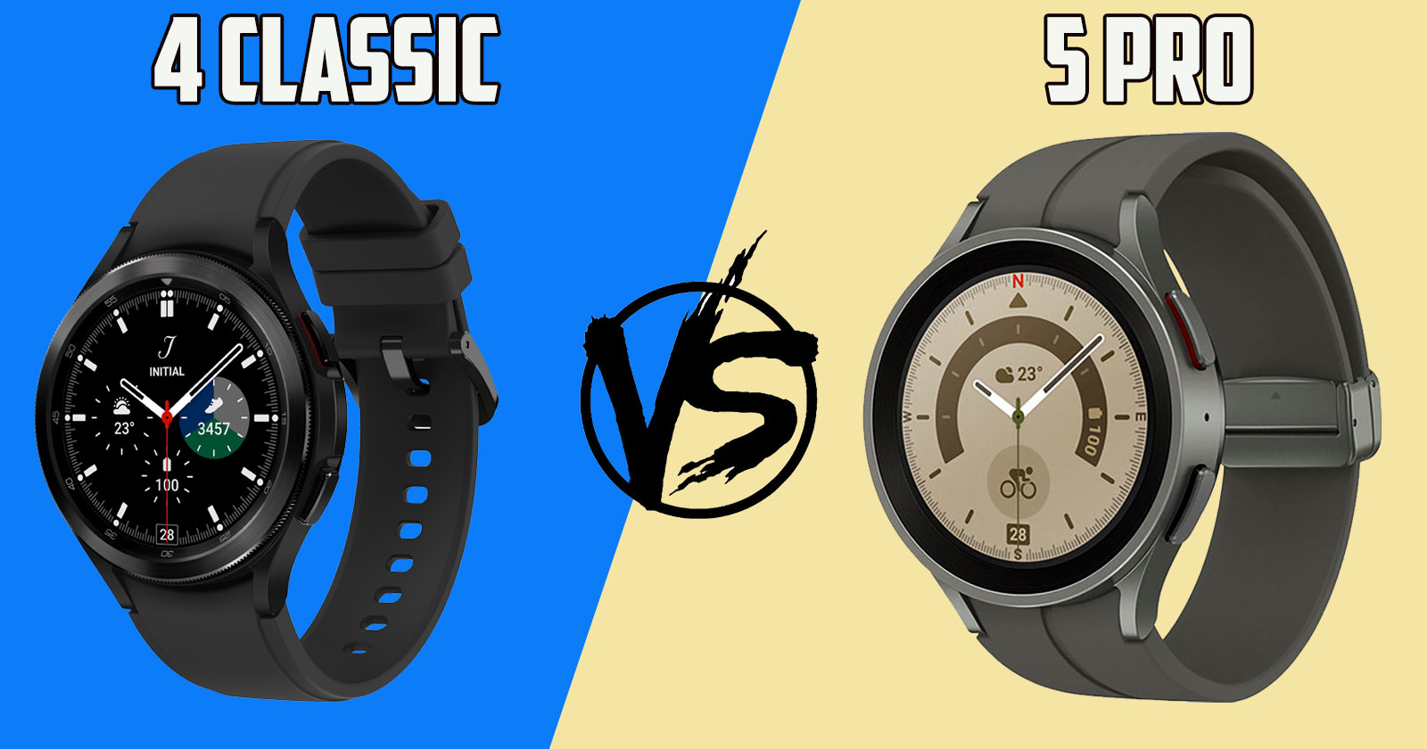 Difference Between Samsung Watch 4 Classic and Watch 5 Pro