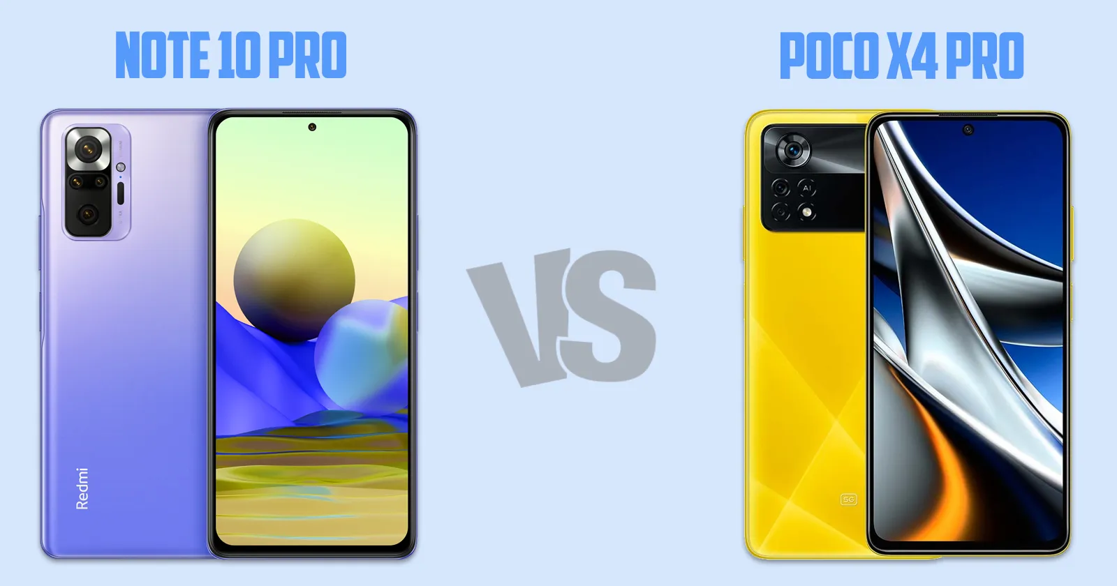 Xiaomi Redmi Note 10 pro vs Xiaomi Poco x4 pro [ Full Comparison ]