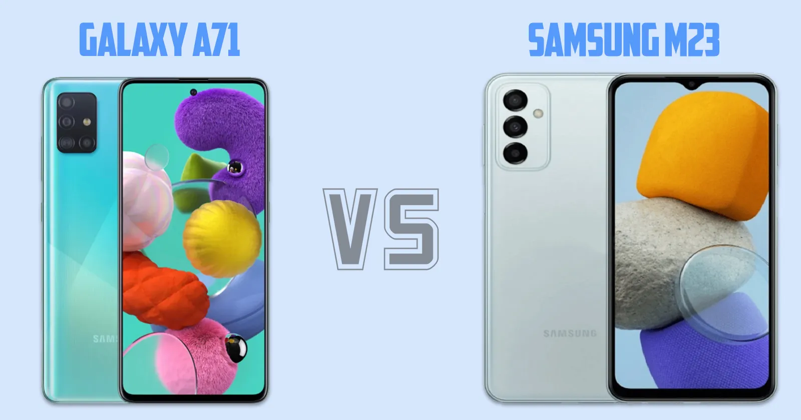 Samsung Galaxy A71 vs Samsung Galaxy M23 [ Full Comparison ]